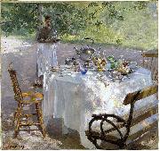 georg pauli Breakfast Time oil painting artist